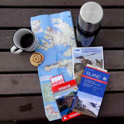 Analoge Planung der nächsten Wanderung